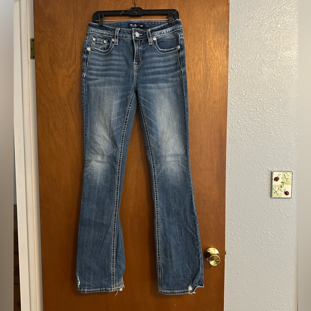 Miss Me Flare Jeans in Classic Blue